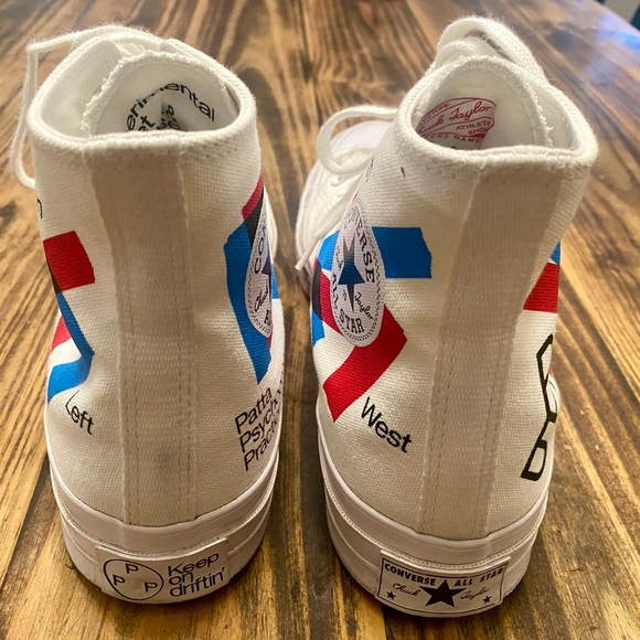 Converse x Patta Chuck 70 Hi White/Fiery Red/Diva Blue A03173C M Sz 8 W 10 - Picture 6 of 9